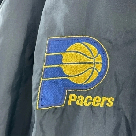 Vintage Pro Player Indiana Pacers Reversible Windbreaker Men's Size M 9594 - Picture 13 of 16